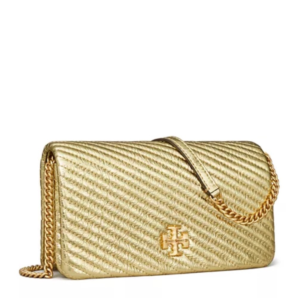 Tory Burch Metallic Moto Quilted Women's clutch/crossbody